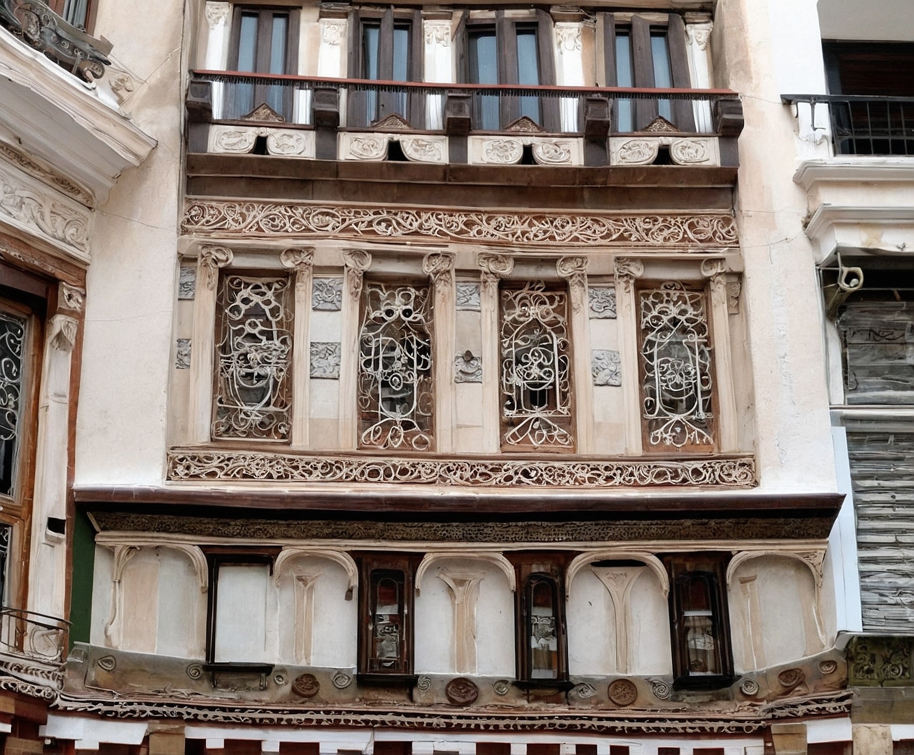 Fachada histórica restaurada a su esplendor.